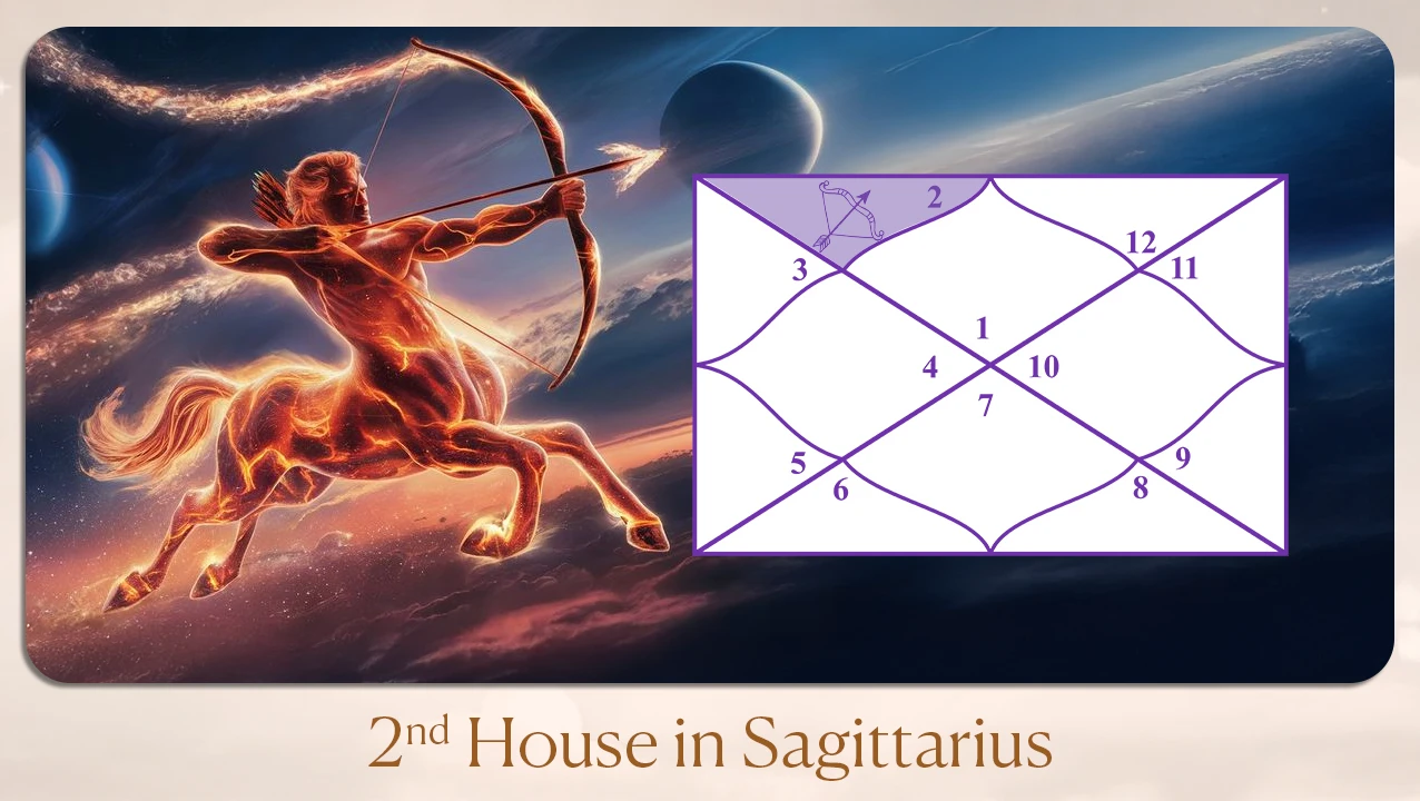 2nd house in Sagittarius